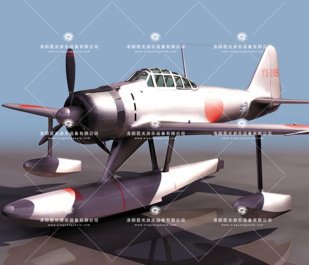 九龙坡3D模型飞机_